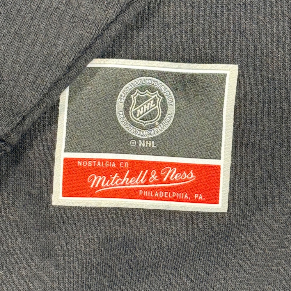 Mitchell & Ness Boston Bruins NHL Crewneck Sweatshirt Black Mens Large - Picture 3 of 8